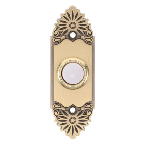 Lighted wired doorbell - wired, button