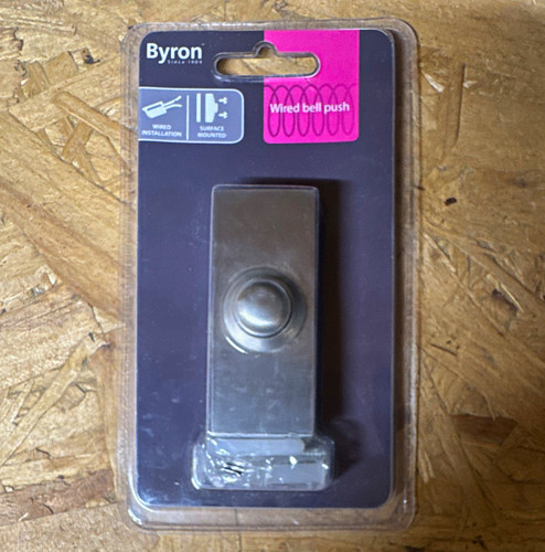 Byron wired bell - push, doorbell