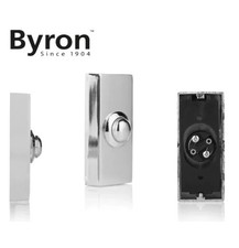 Byron Door Bell Push Chrome