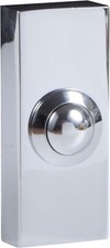 Byron Door Bell Push Chrome