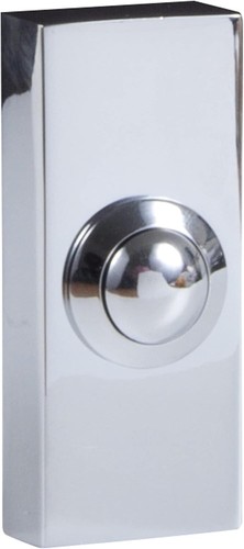 Byron door bell - byron, chrome