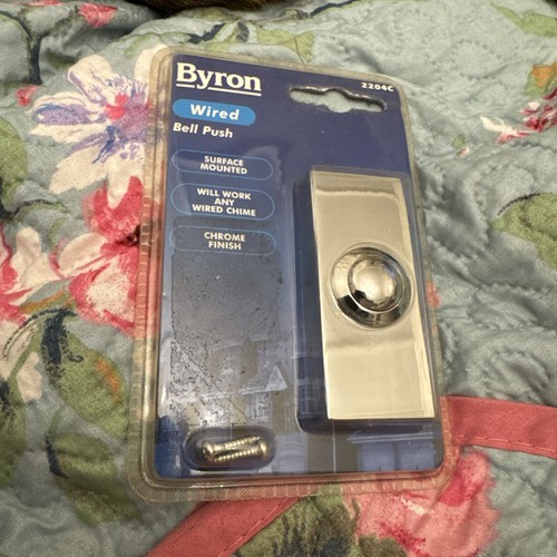 Byron door bell - door, chrome