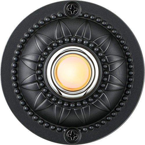 Round metal wired - metal, doorbell