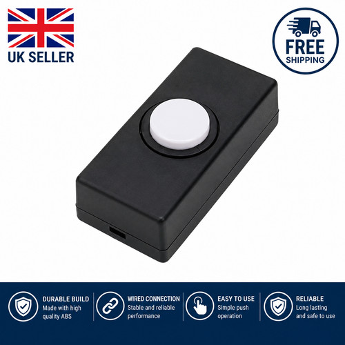 Wired doorbell push button - wired,