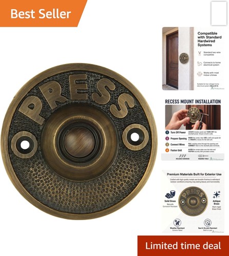 Vintage brass wired - brass,