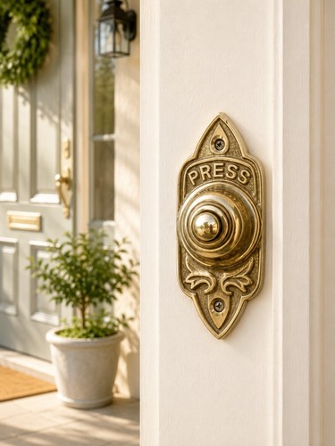 Victorian style door bell push - victorian,