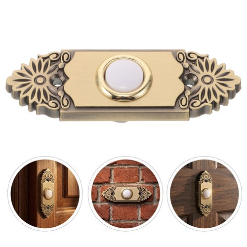 Lighted wired doorbell button - wired,